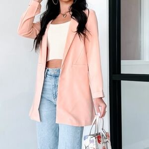 Peach blazer